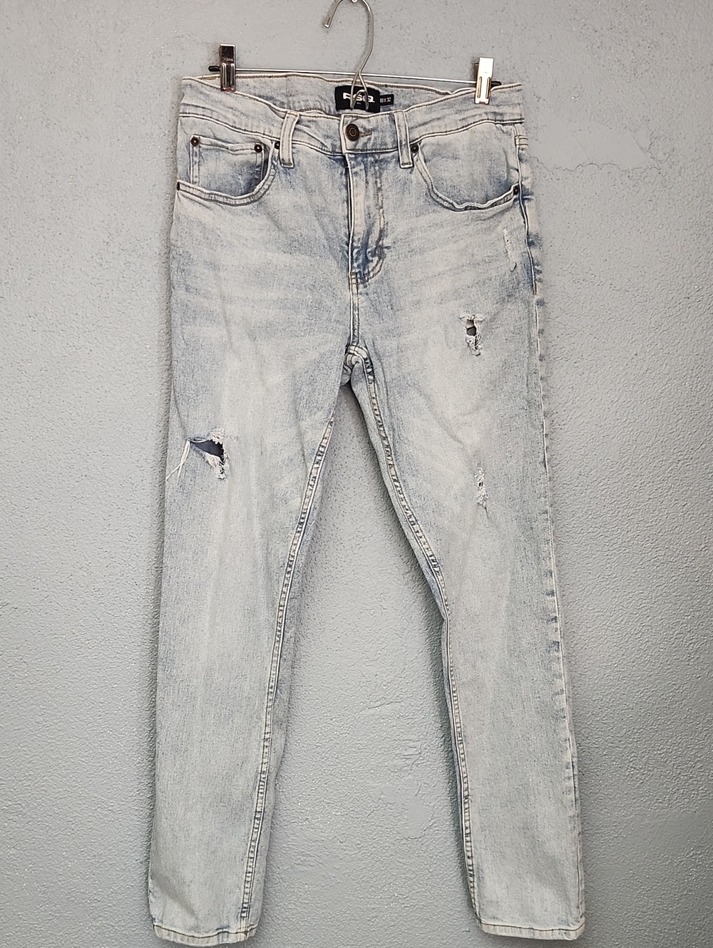 RSQ Light Blue Skinny Distressed Jeans